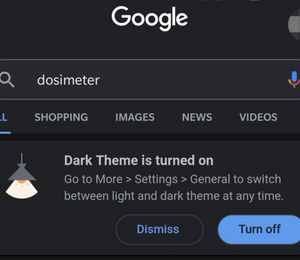 L'app Google pour Android s'essaie au mode sombre